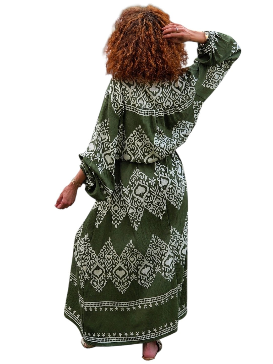 Robe longue manche longue
