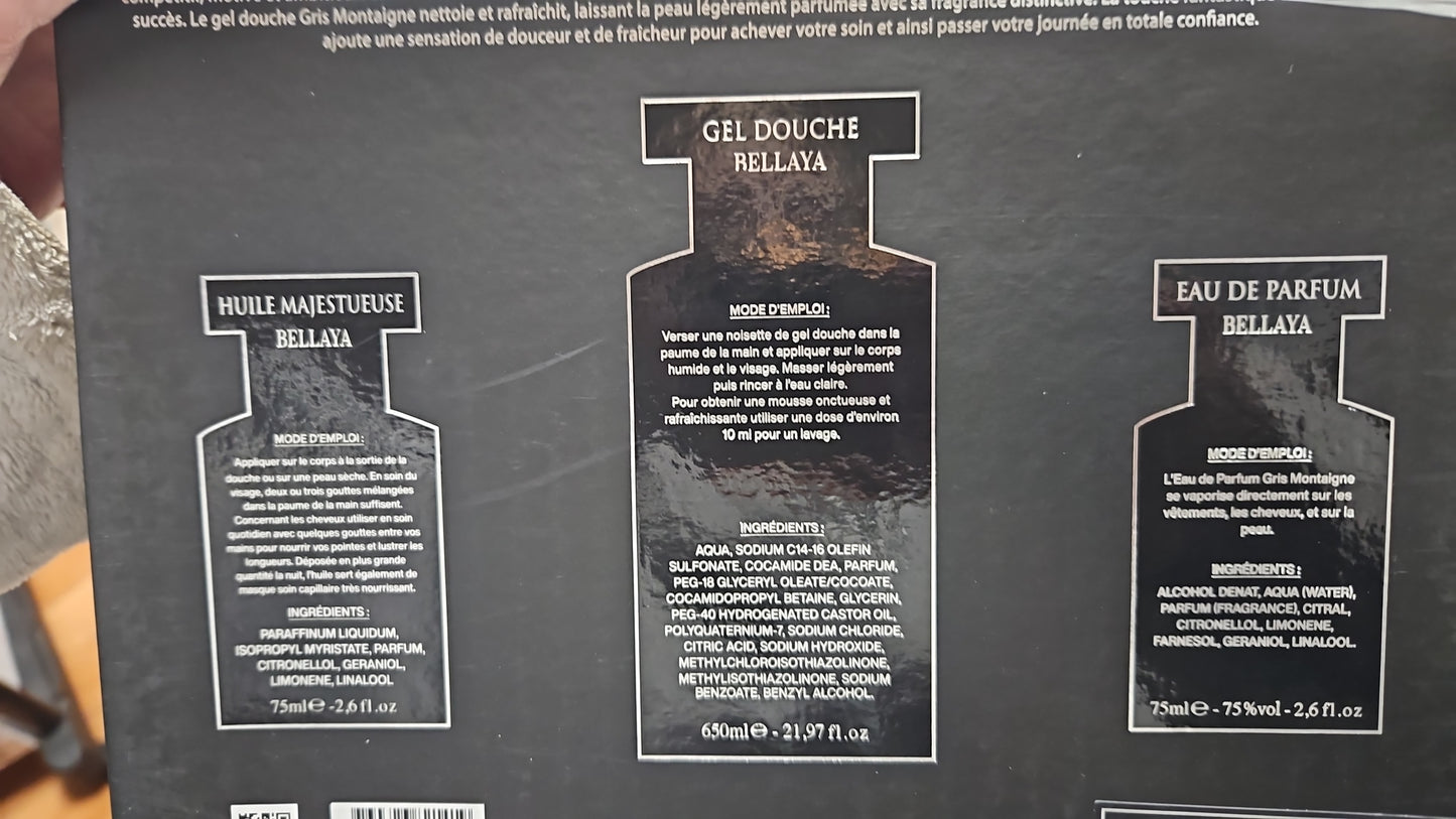 Coffret GRIS MONTAIGNE rose indomptable