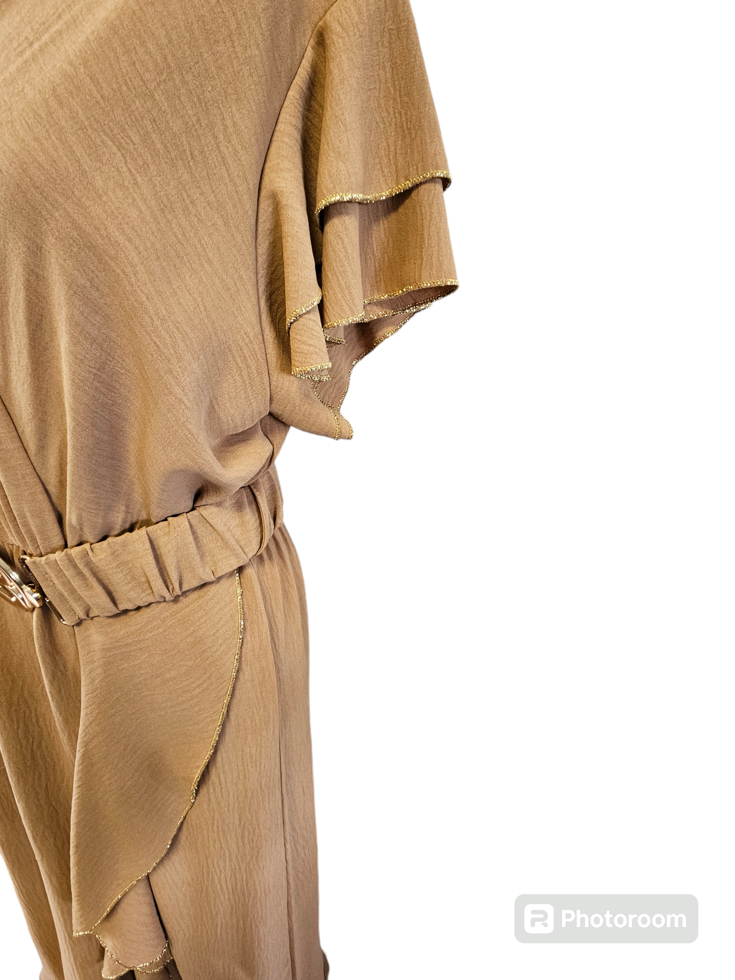 Robe porte-feuille camel