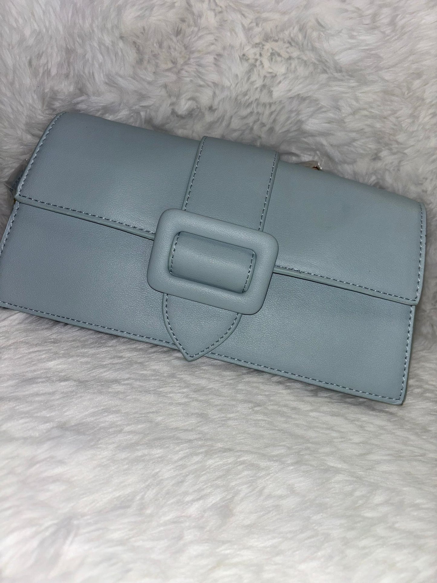 Sac pochette bleu