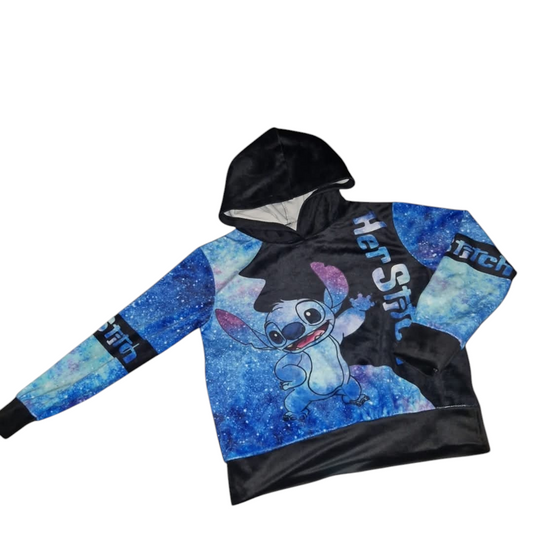 Sweat en velours STITCH