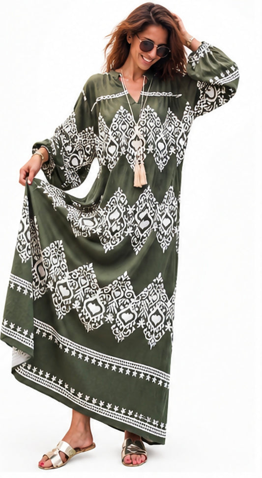 Robe manche longue