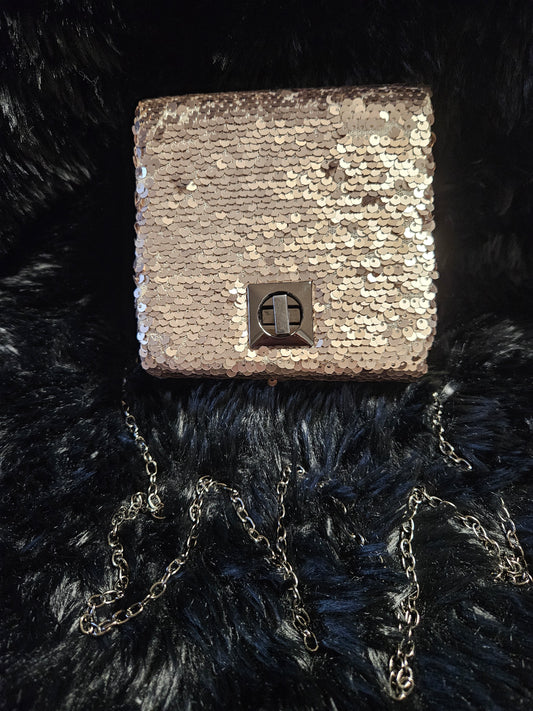Sac pochette de soirée pailletée