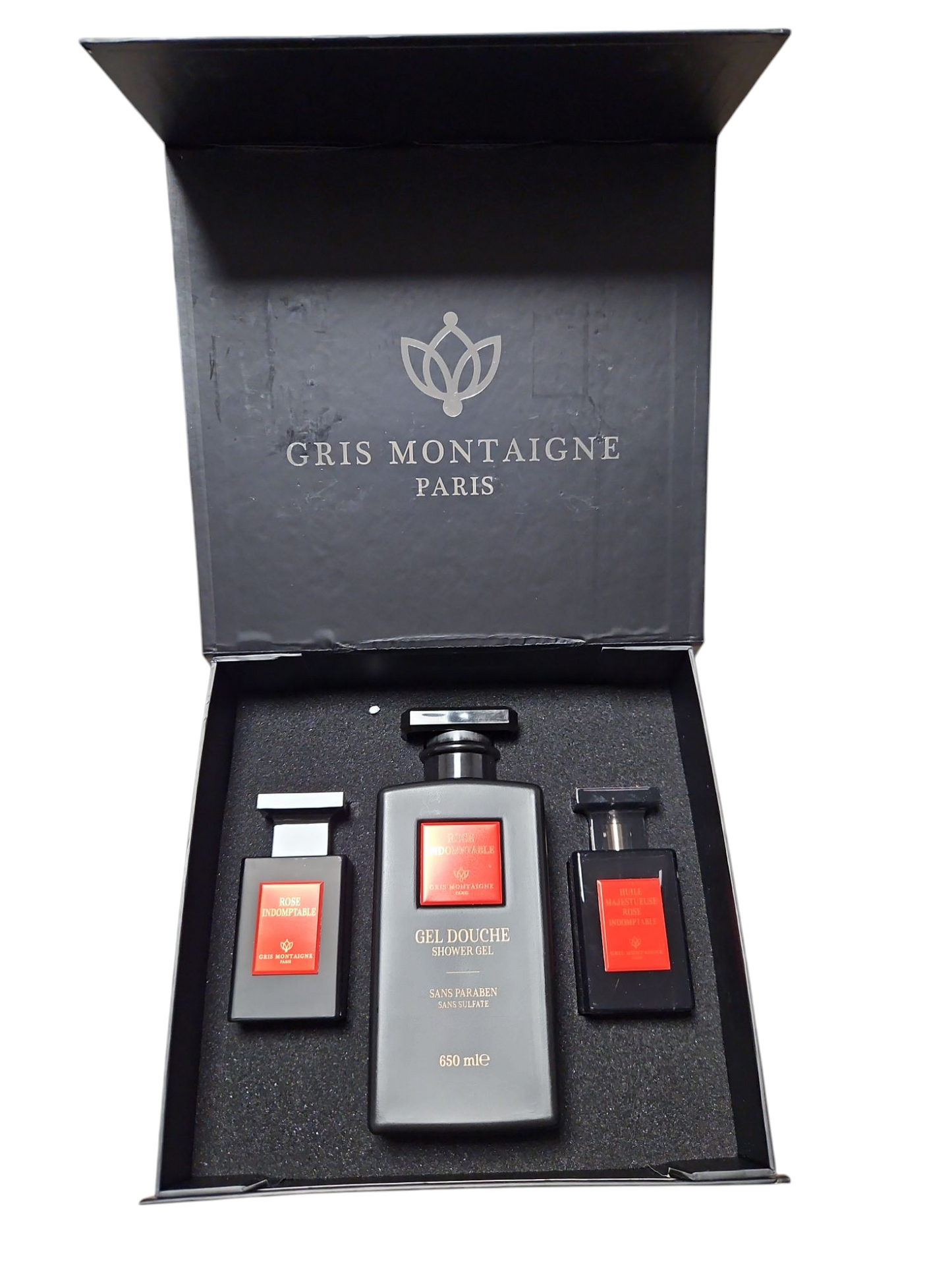 Coffret GRIS MONTAIGNE rose indomptable