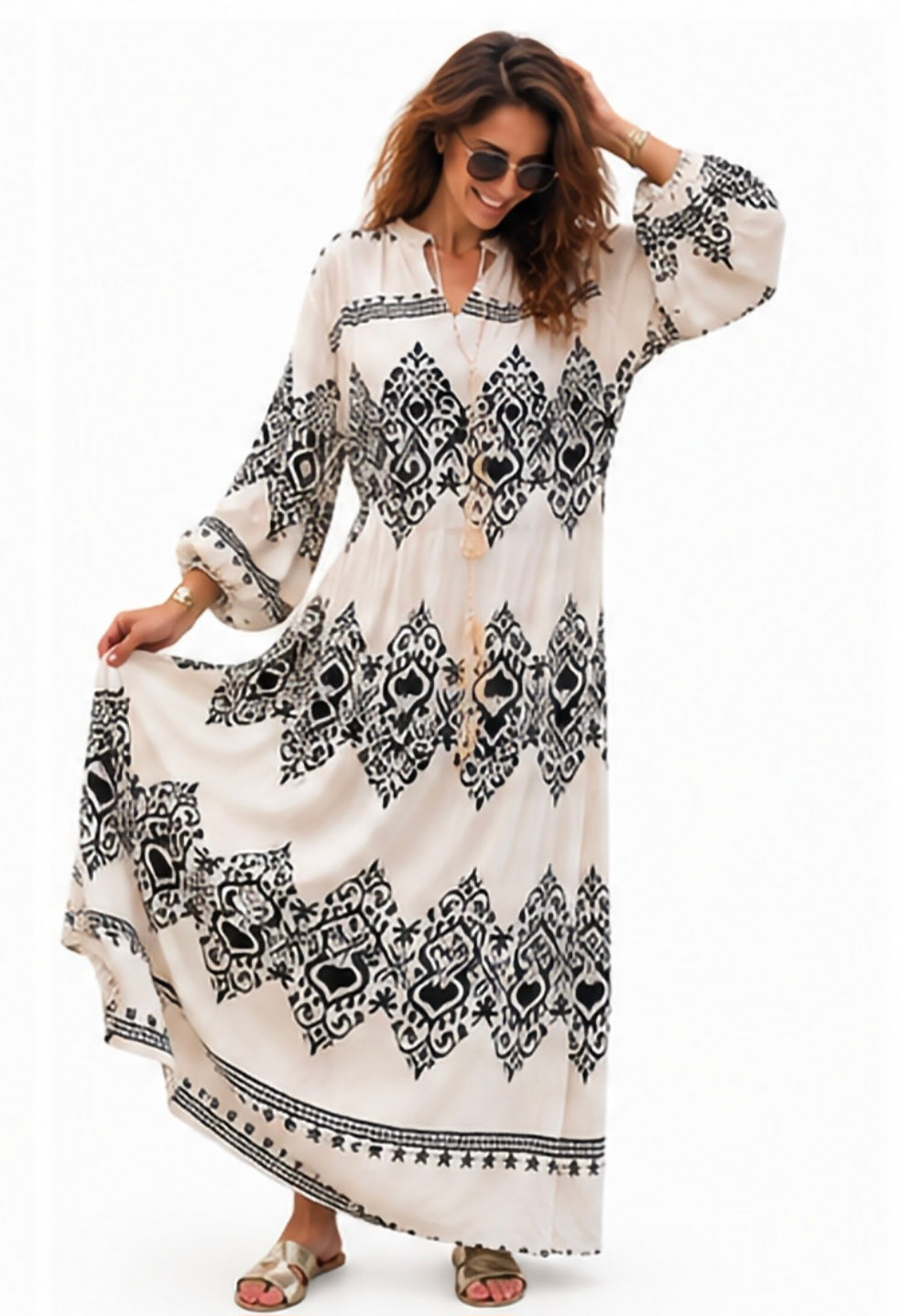 Robe manche longue