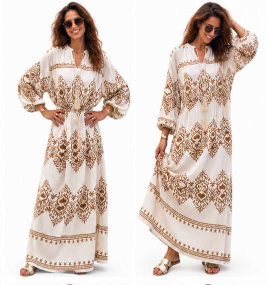 Robe manche longue