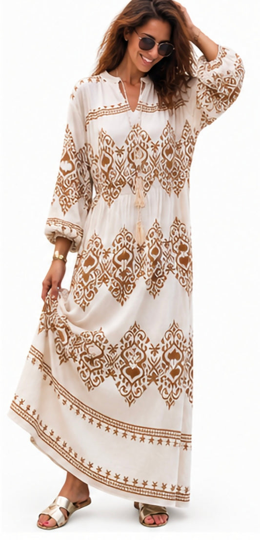 Robe manche longue