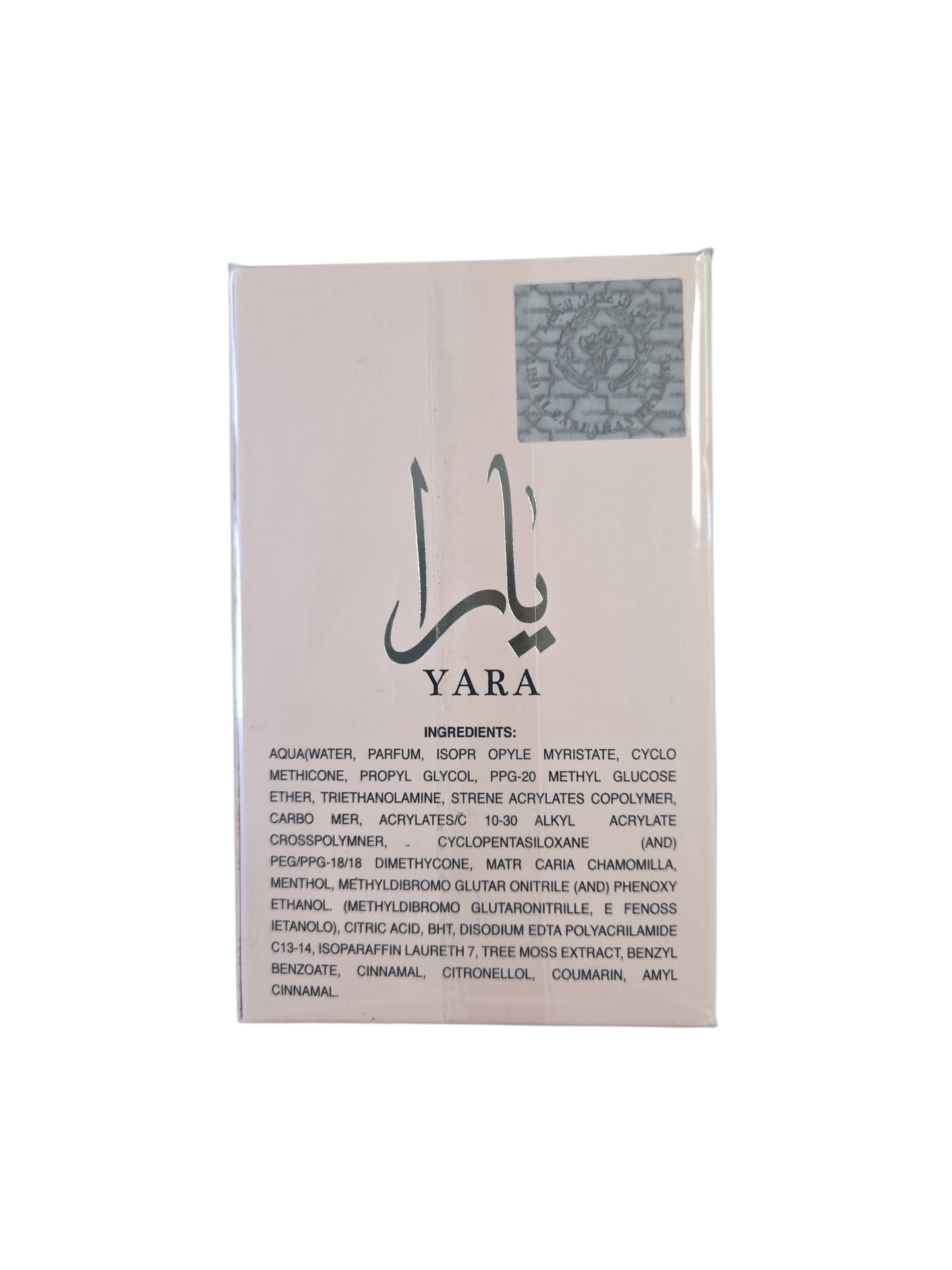 Le coffret YARA rose numéro 3
