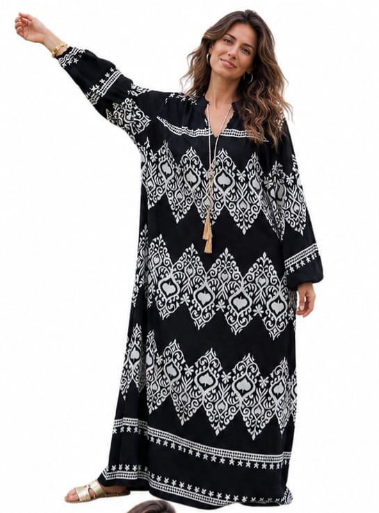Robe manche longue