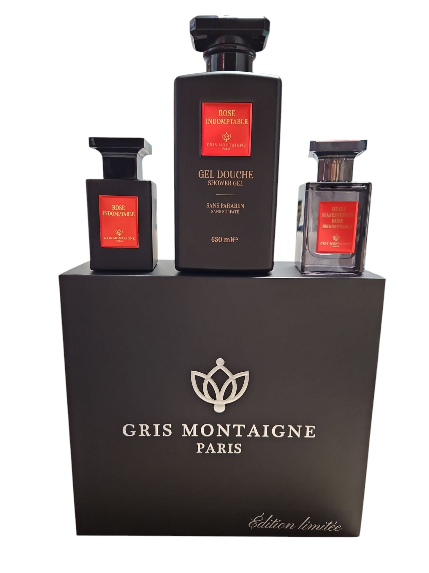 Coffret GRIS MONTAIGNE rose indomptable
