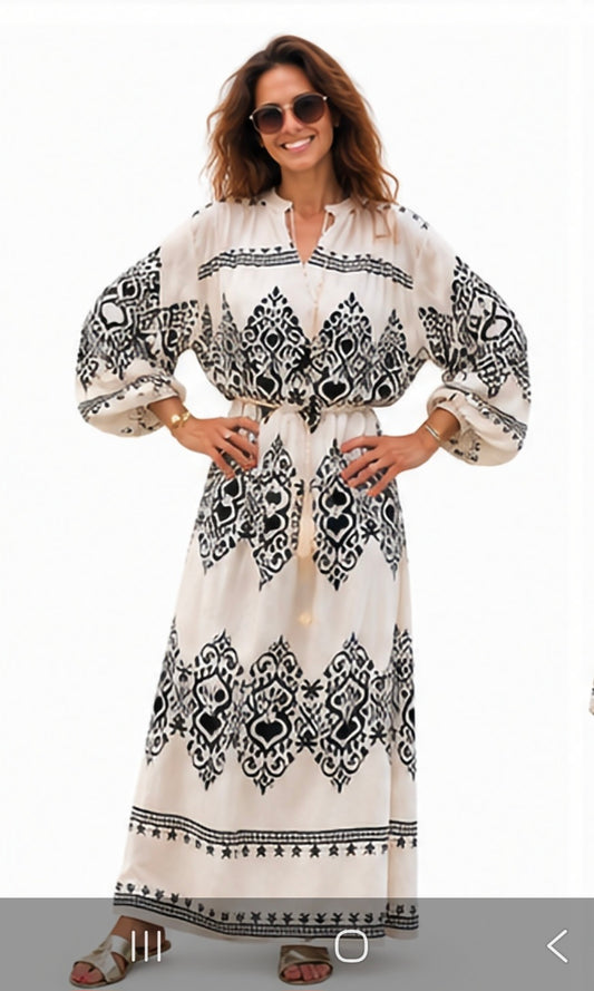 Robe manche longue